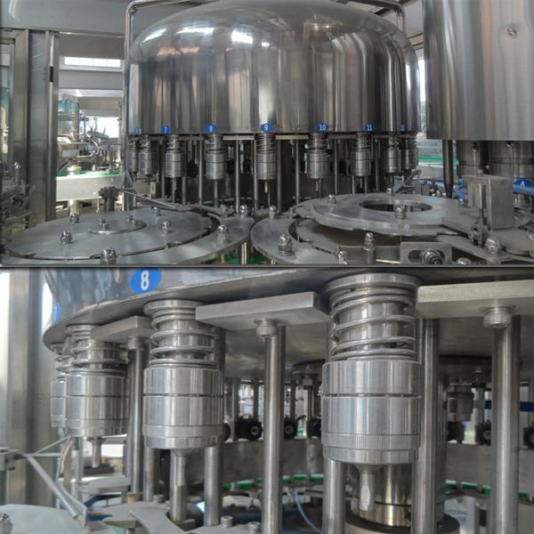 Enhanced Rotary Washing Filling Capping Machine Siemens PLC System 1