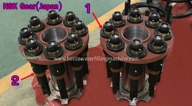 500ML 3 In1 बोतल मिनरल वाटर बोतल रिफिल मशीन, बोतलबंद पानी भरने की लाइन 2