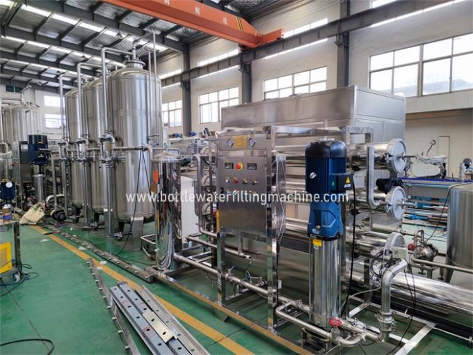10000BPH बोतल पानी उत्पादन मशीन, 500ml पेयजल भरने की मशीन 0