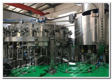 PET Bottle Beverage Filling Machine / Carbonated Drinks Production Lines