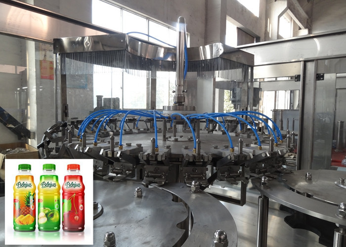 380V Fresh Blueberry Juice Filling Machine with 28mm / 30mm PE Standard Caps